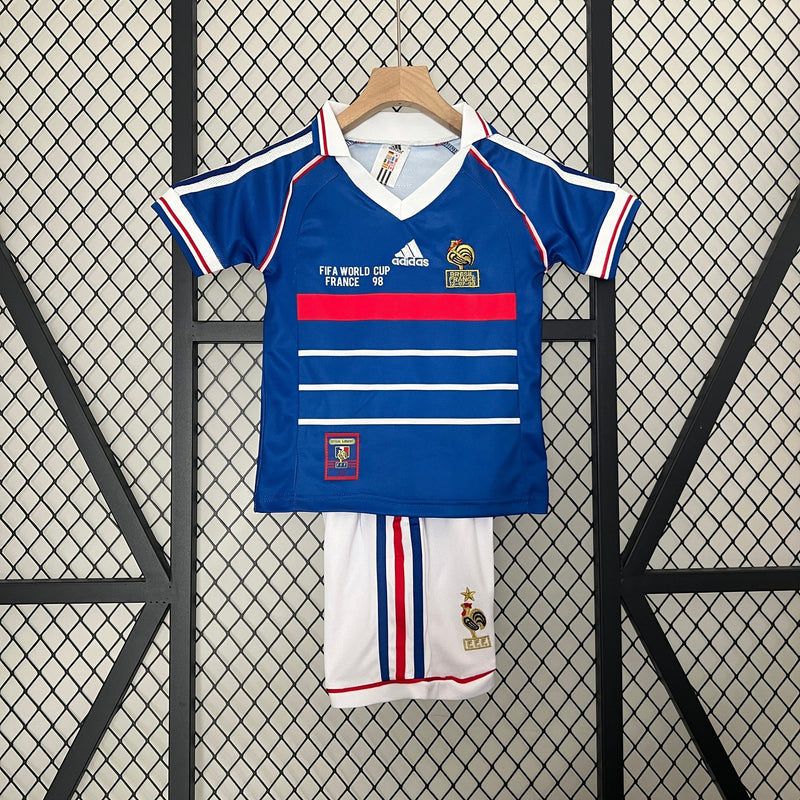 FRANCE I SPECIAL WORLD CUP FINAL 98 CHILDREN'S KIT (RETRO) 