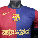 BARCELONA x TRAVIS SCOTT CACTUS JACK 2025 EDICIÓN LIMITADA VERSION JUGADOR (MANGA LARGA)