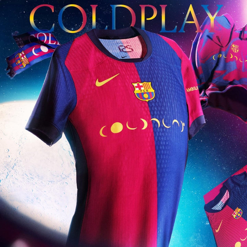 BARCELONA X COLDPLAY PRIMERA EQUIPACIÓN 2024/25 EDICIÓN ESPECIAL