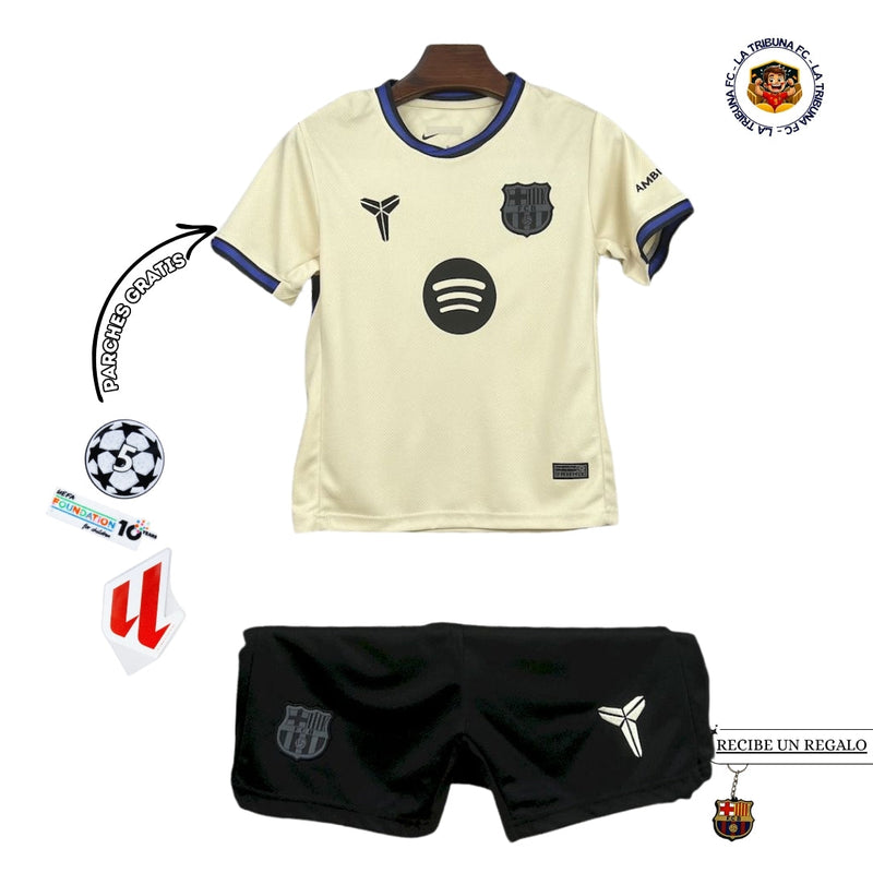 BARCELONA II 25/26 CONJUNTO INFANTIL LANZAMIENTO