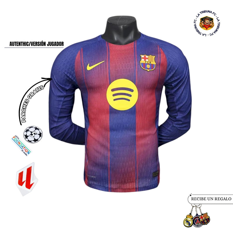 BARCELONA I 25/26 VERSION JUGADOR (MANGA LARGA)